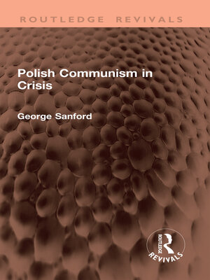 cover image of Polish Communism in Crisis